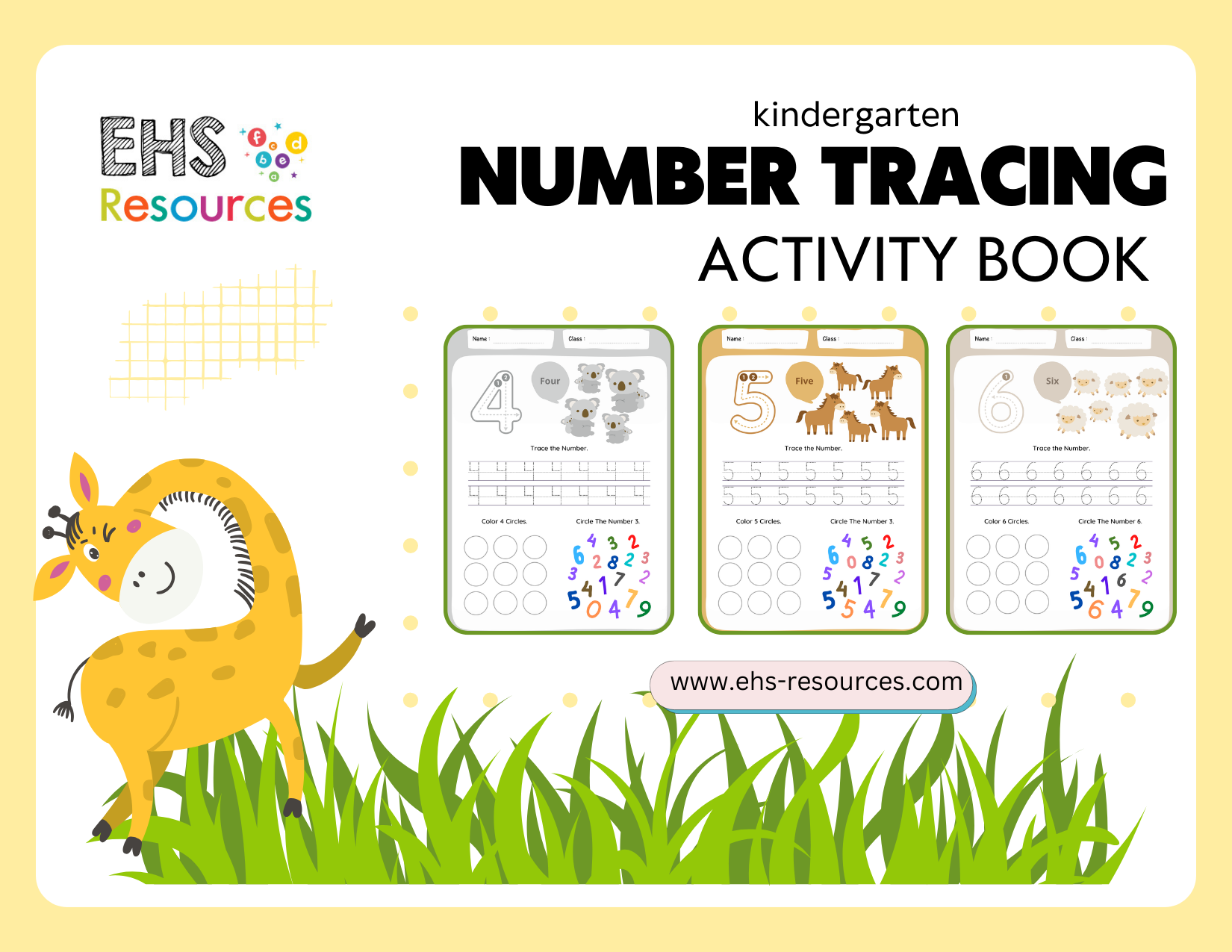 Unlocking Early Math Skills with Free Printable Number Tracing Worksheets 4-6