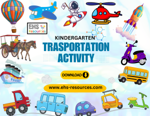 Kindergarten Transportation Activities- Download