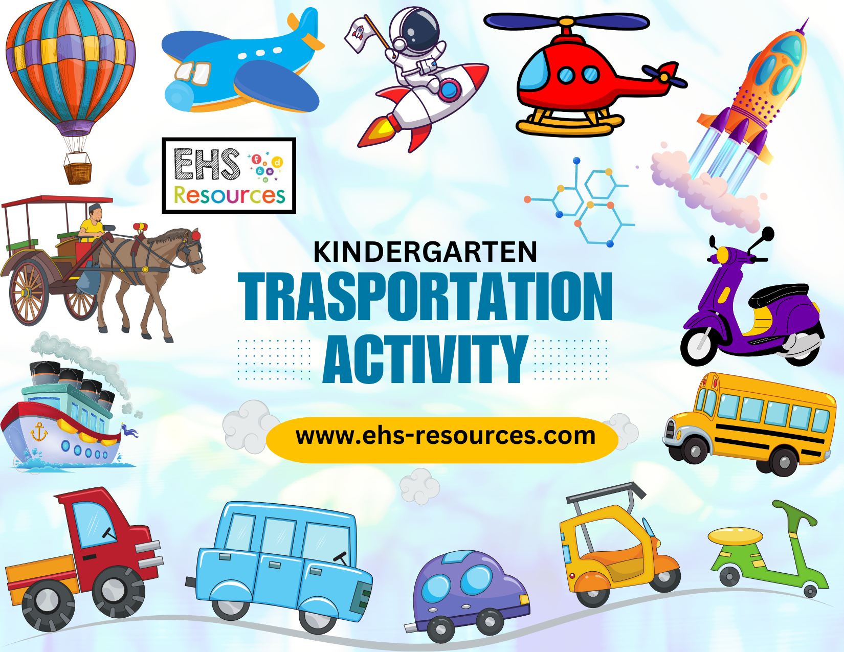 Kindergarten Transportation Activities