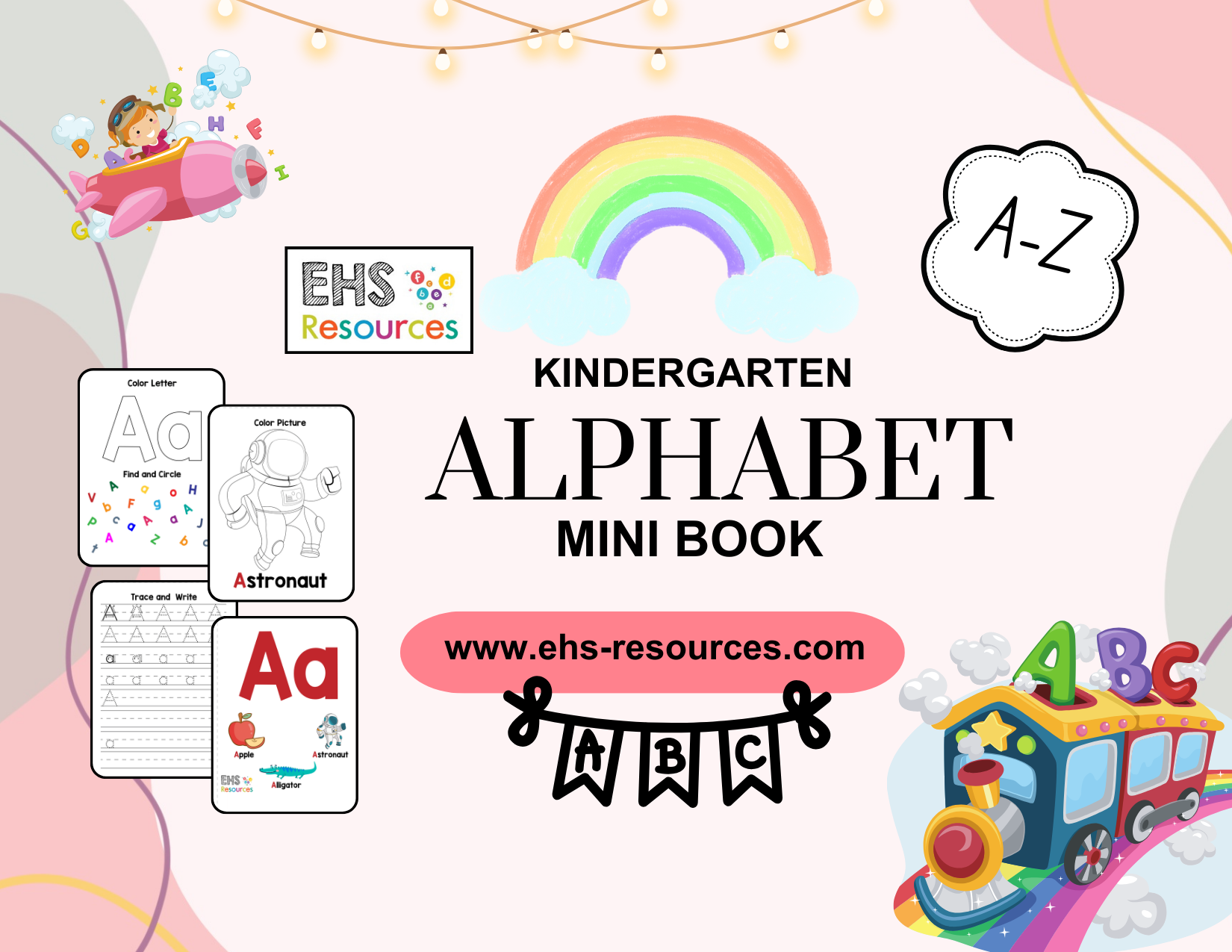 Alphabet Mini Book for Kindergarten