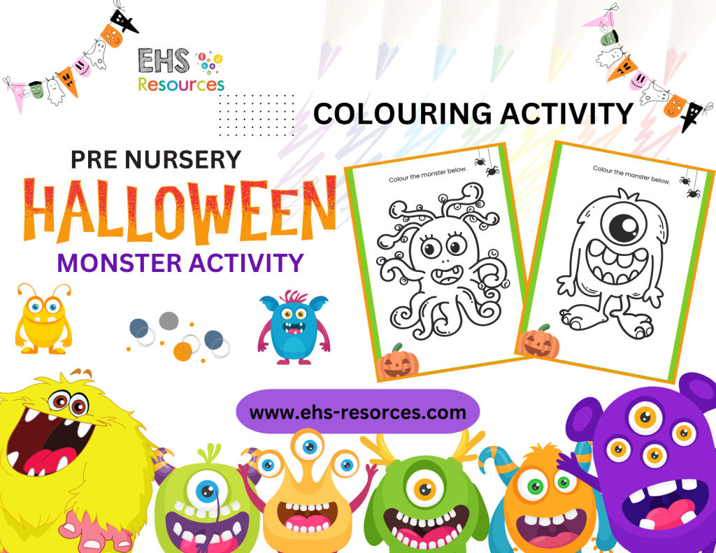 Monster Coloring Activities