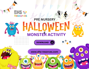 Unlock Creativity Pre-Nursery Halloween Monster Coloring Book- coloring-download
