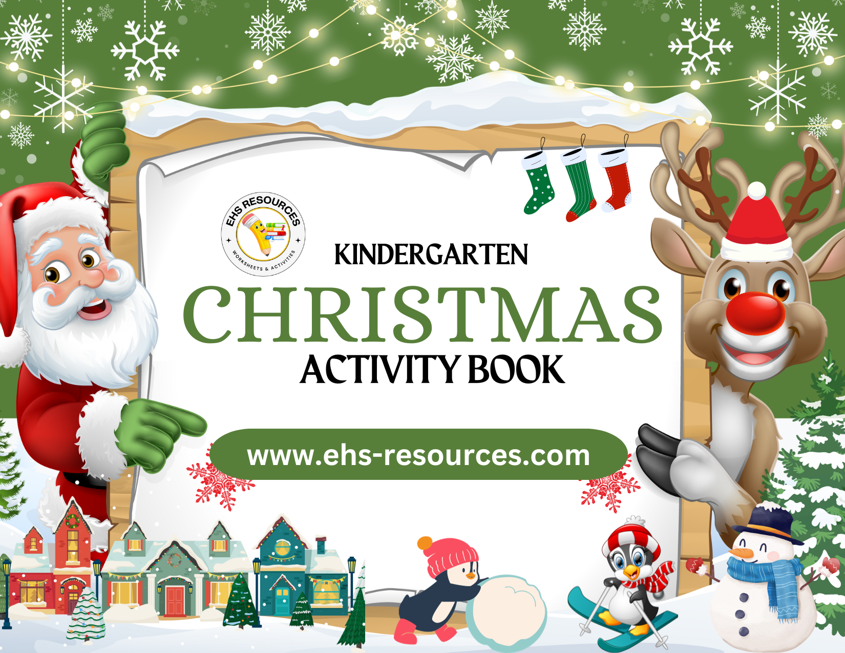 Christmas Activity Book - Kindergarten