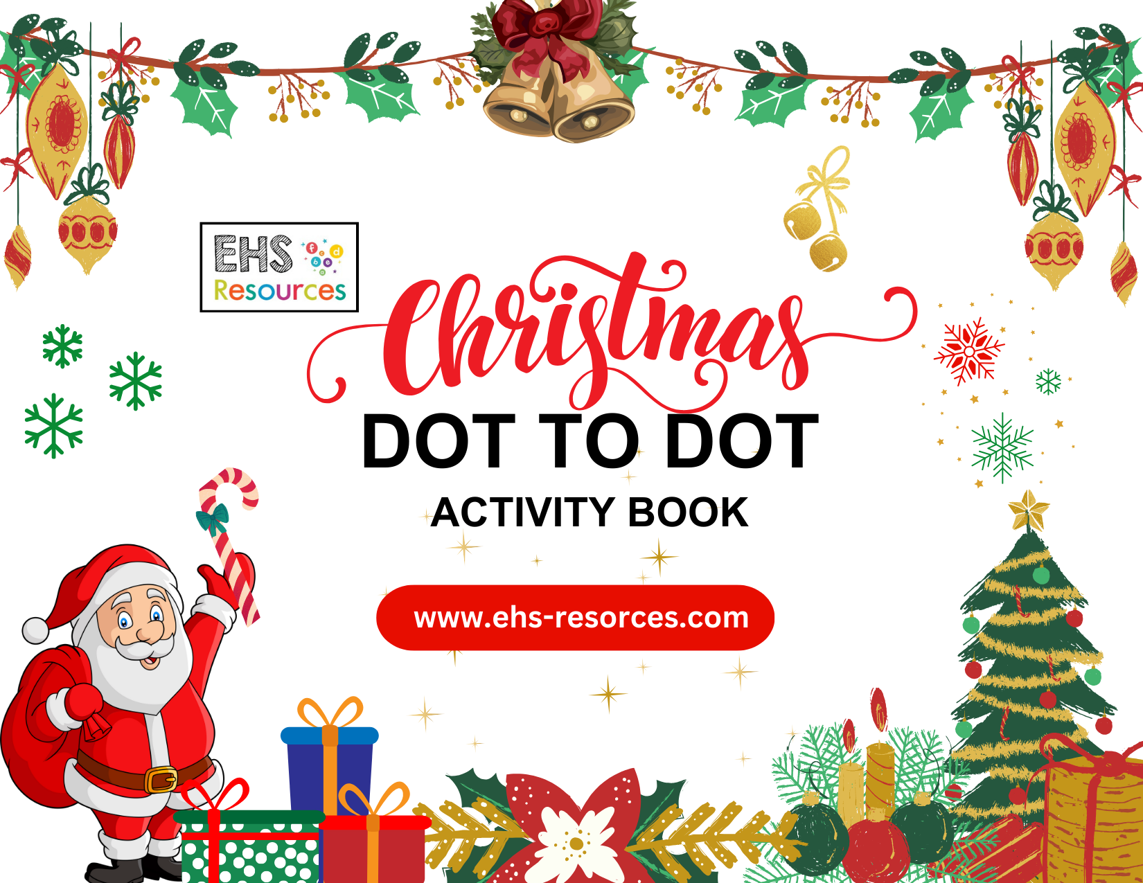 Christmas Dot to Dot Activity Book