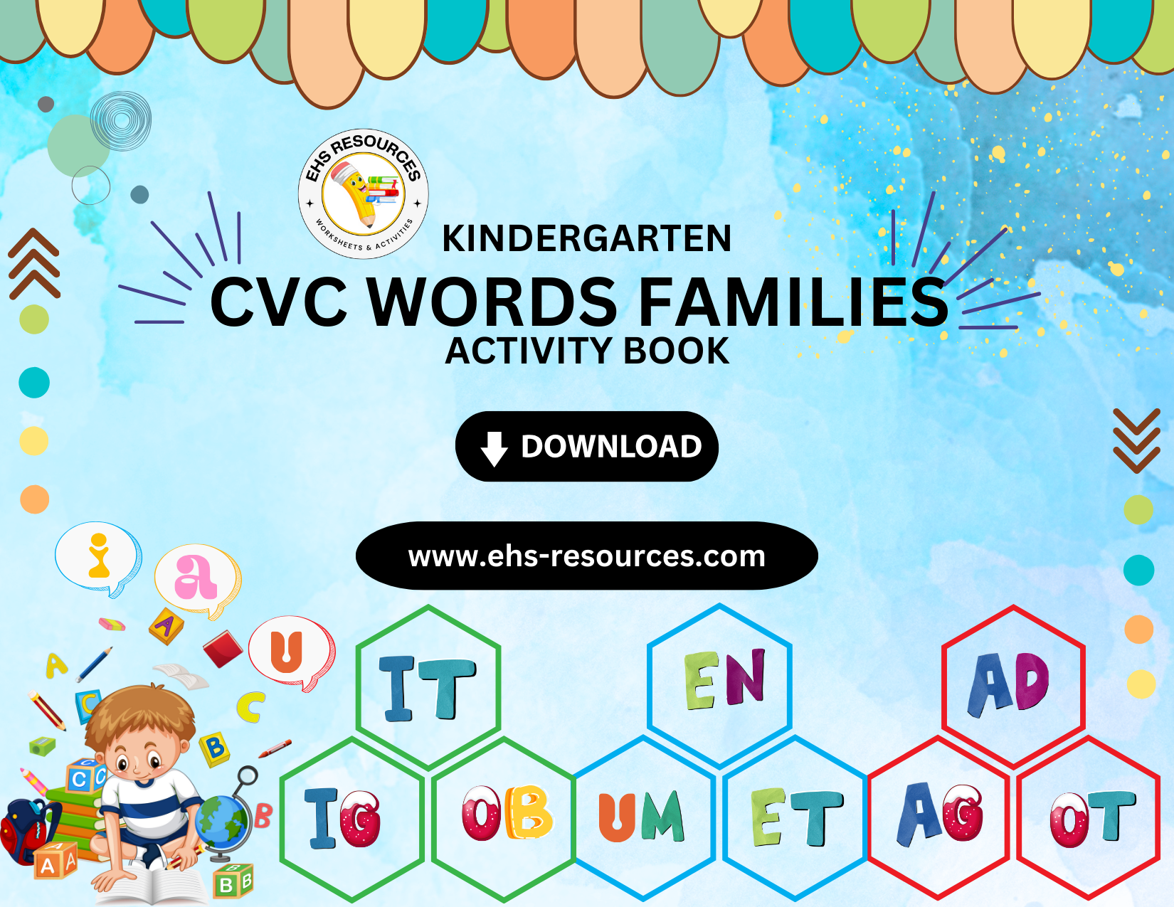 CVC Word Family For Kindergarten - Download