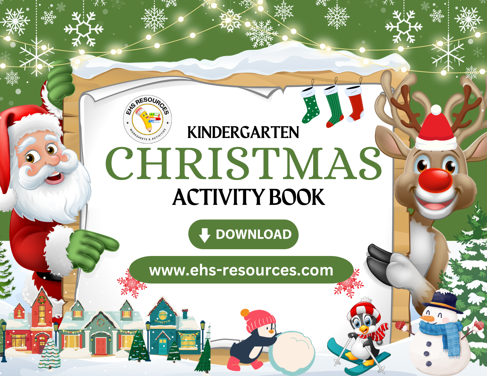 Christmas Activity Book - Kindergarten Download