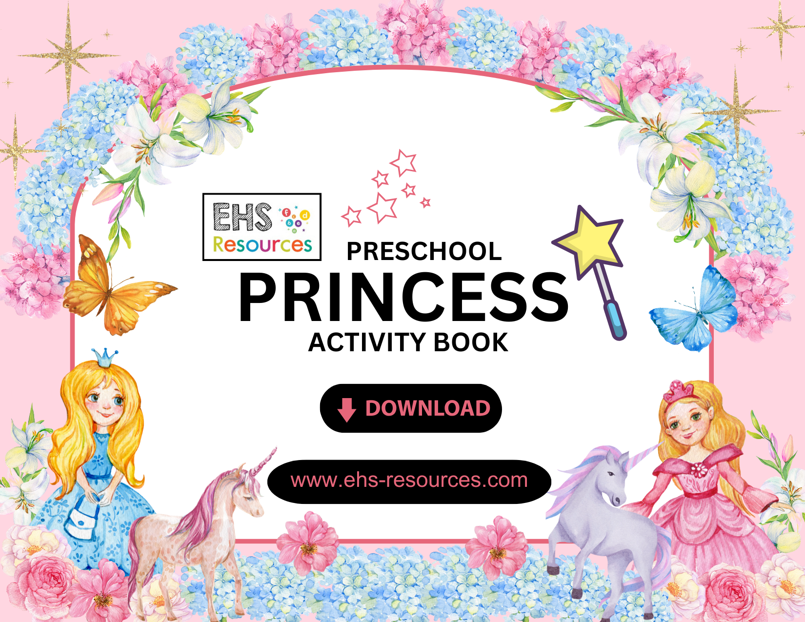 Princess Activity Book Preschool - Download Now