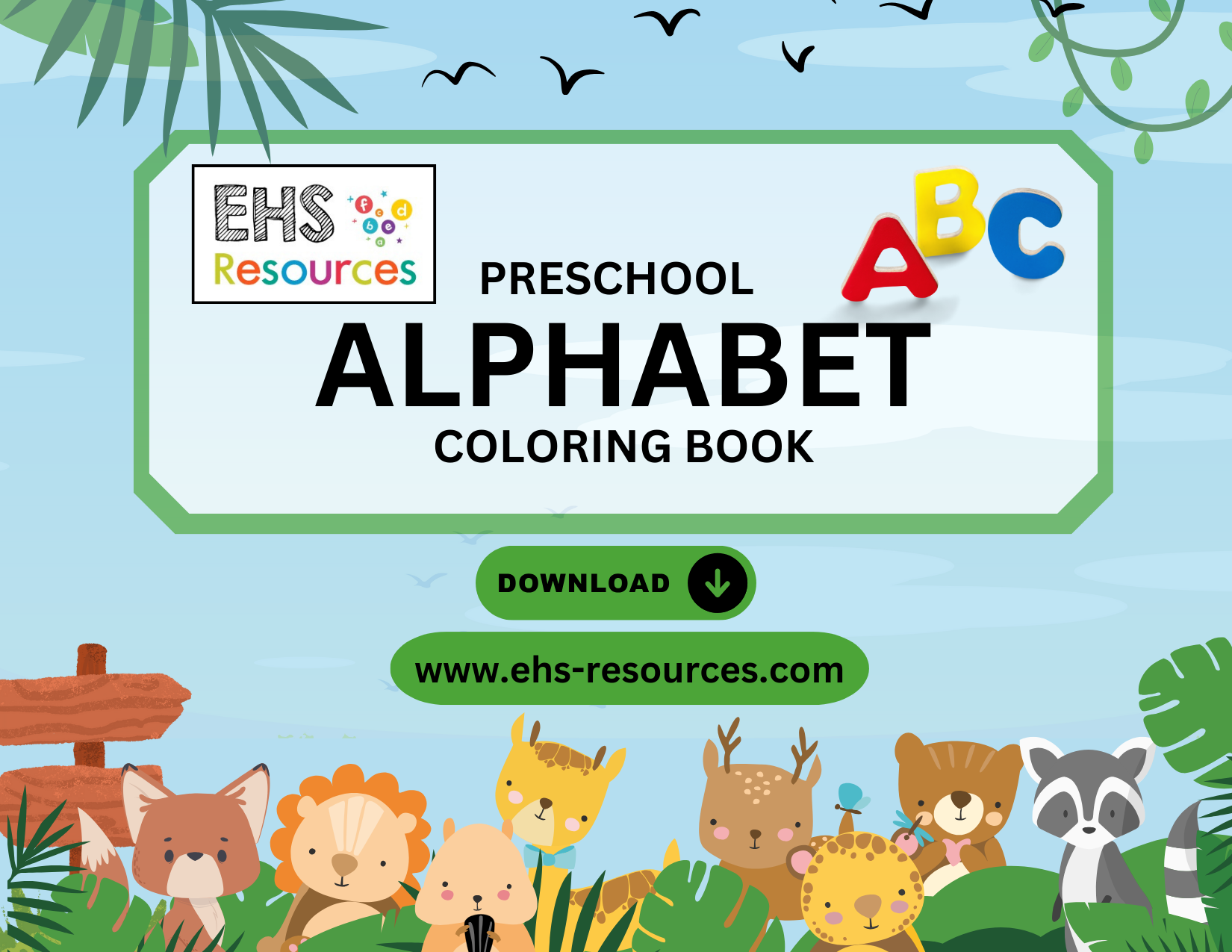 Alphabet Coloring Book Preschool- Download Now
