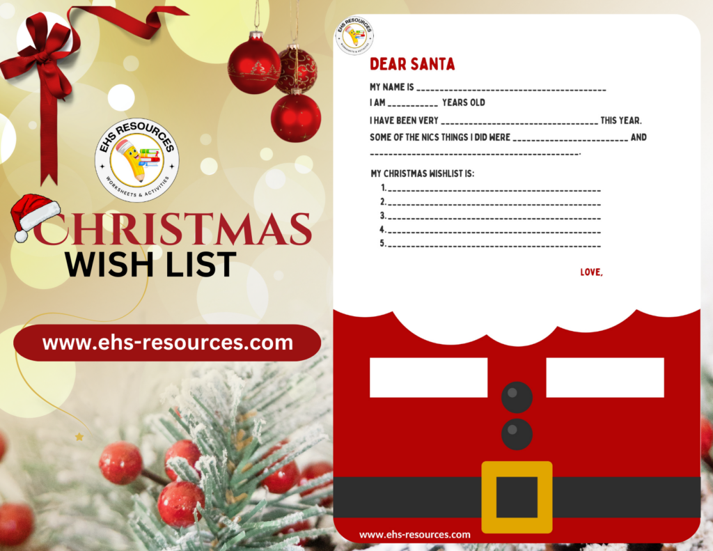 Christmas Wish List - Final Page