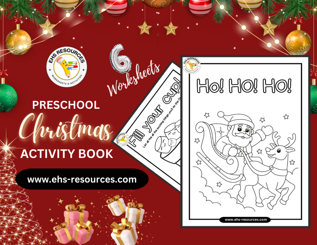 Christmas Activities Worksheets Preschool- Final Page