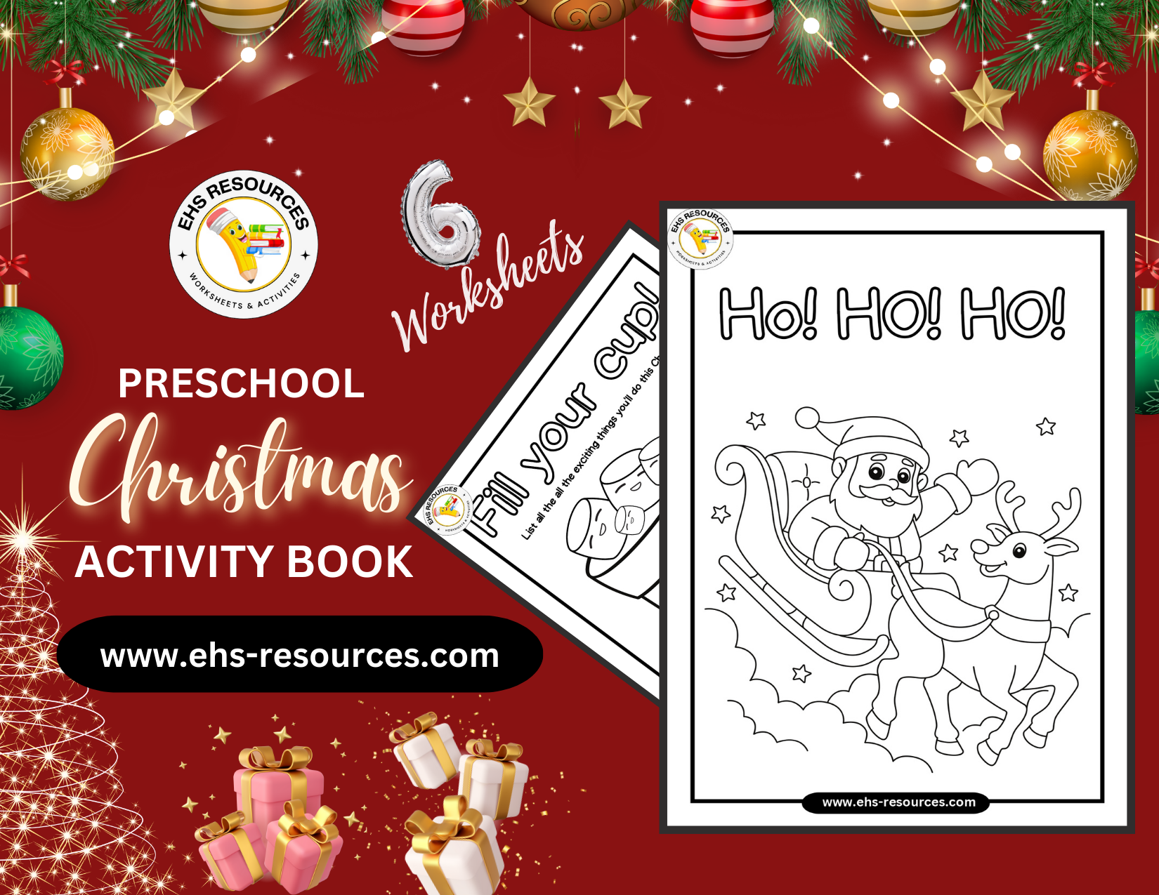 Christmas Activities Worksheets Preschool- Final Page