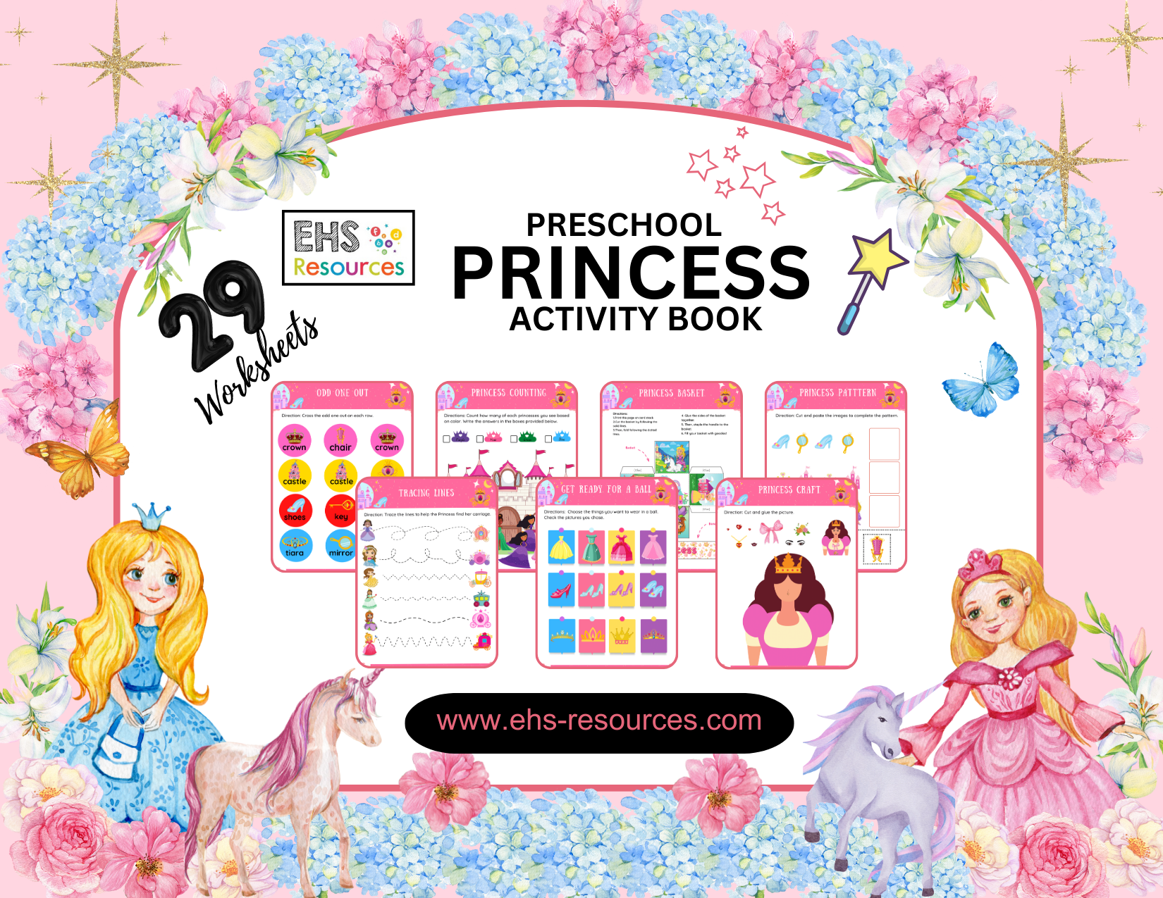 Princess Activity Book Preschool - Final Page