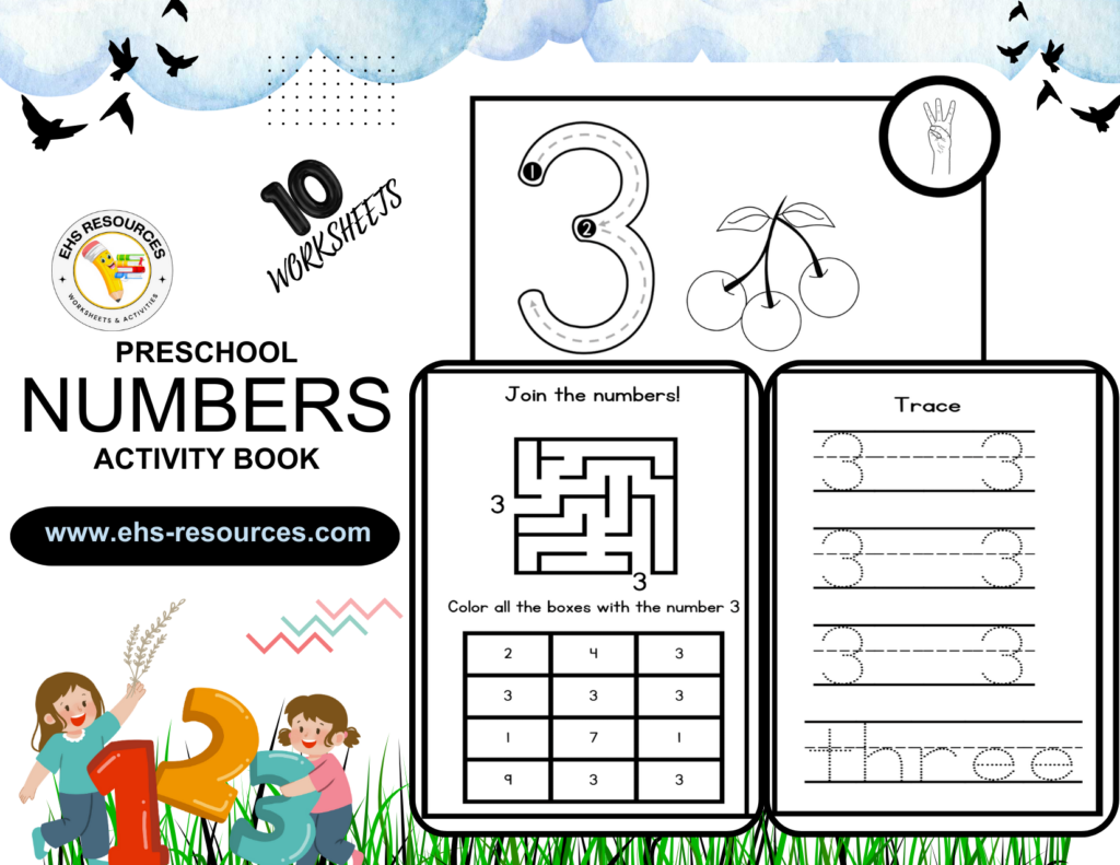 Number Activity Book for Preschool- Final Page