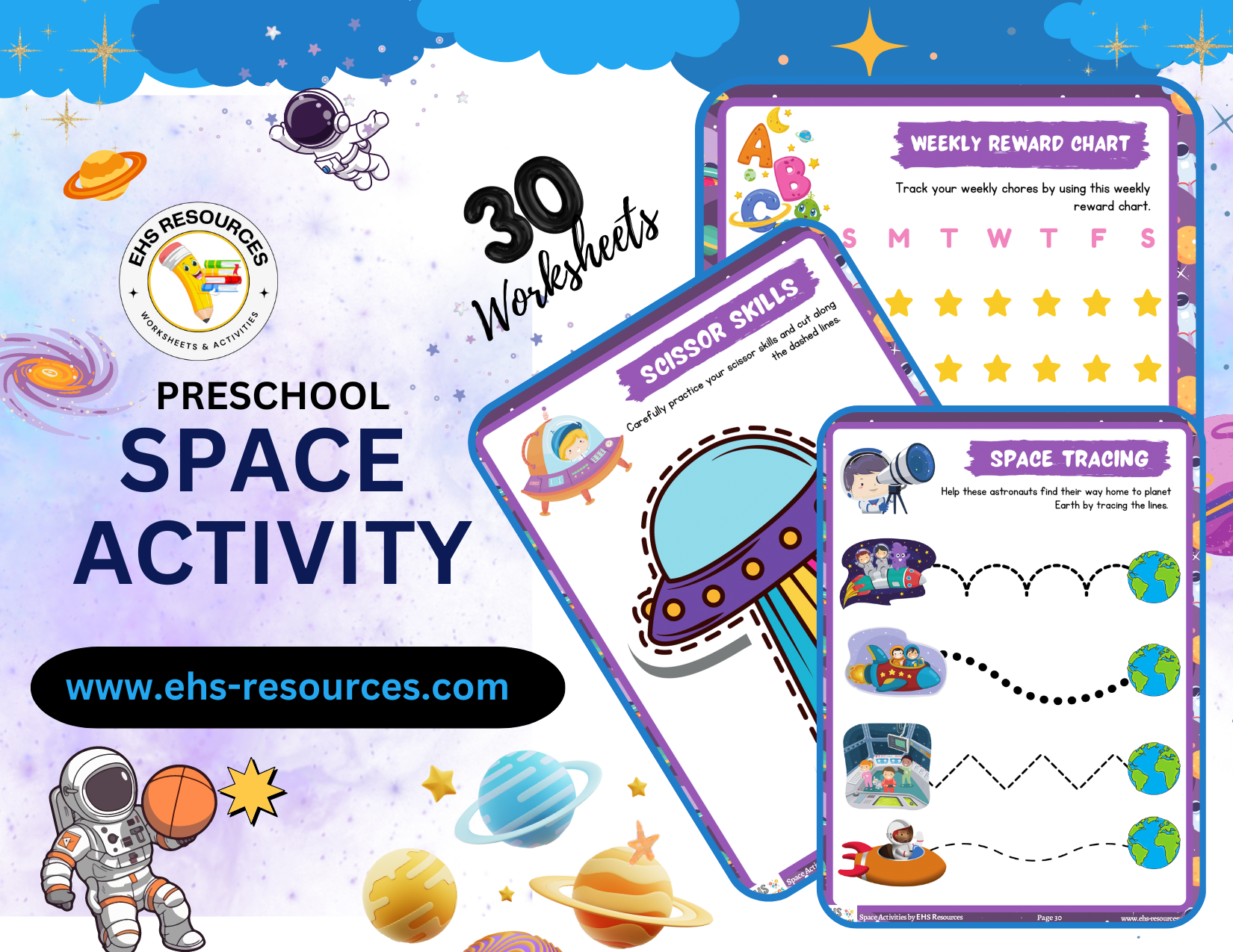 Space Activity Book for Preschool- Final Page