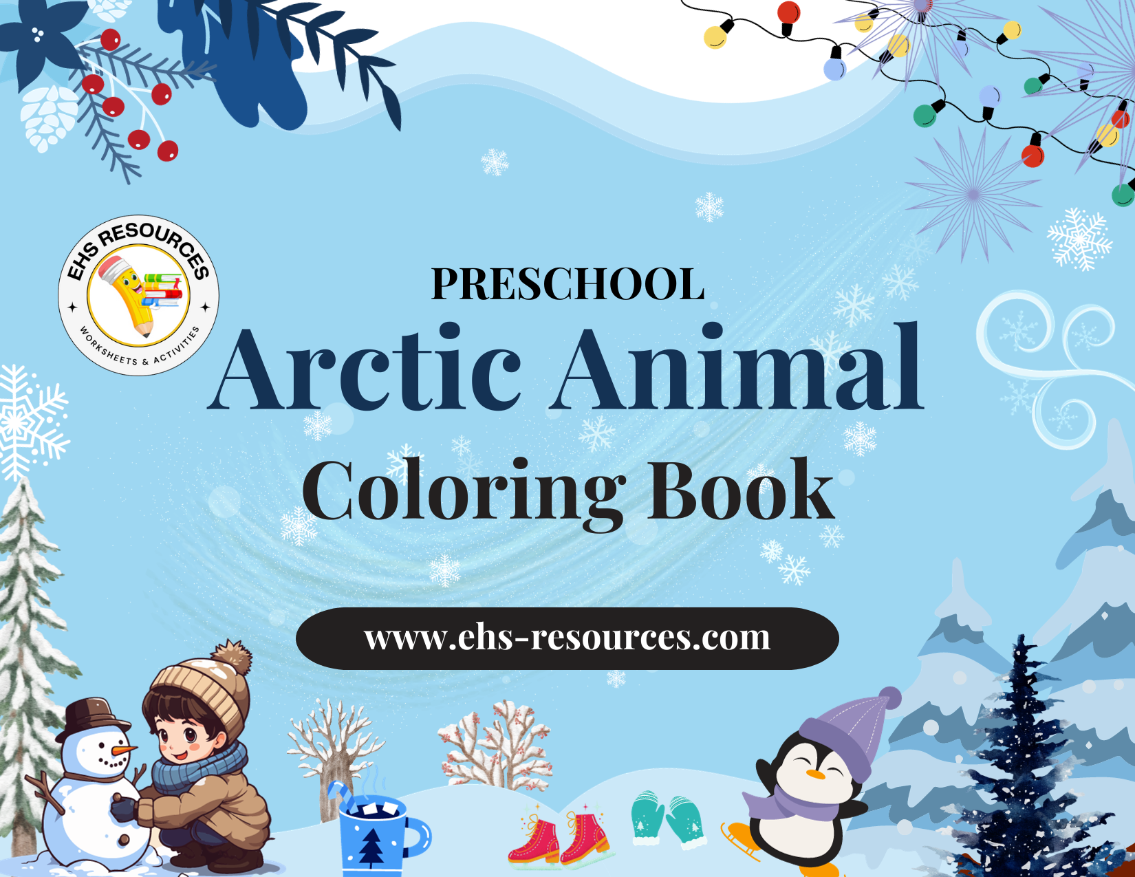 Arctic Animals Coloring Book