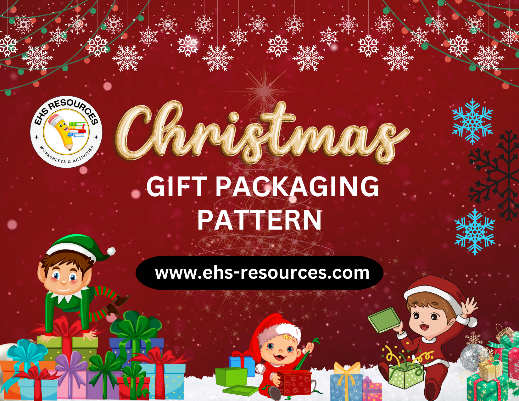 Christmas Gift Packaging Pattern