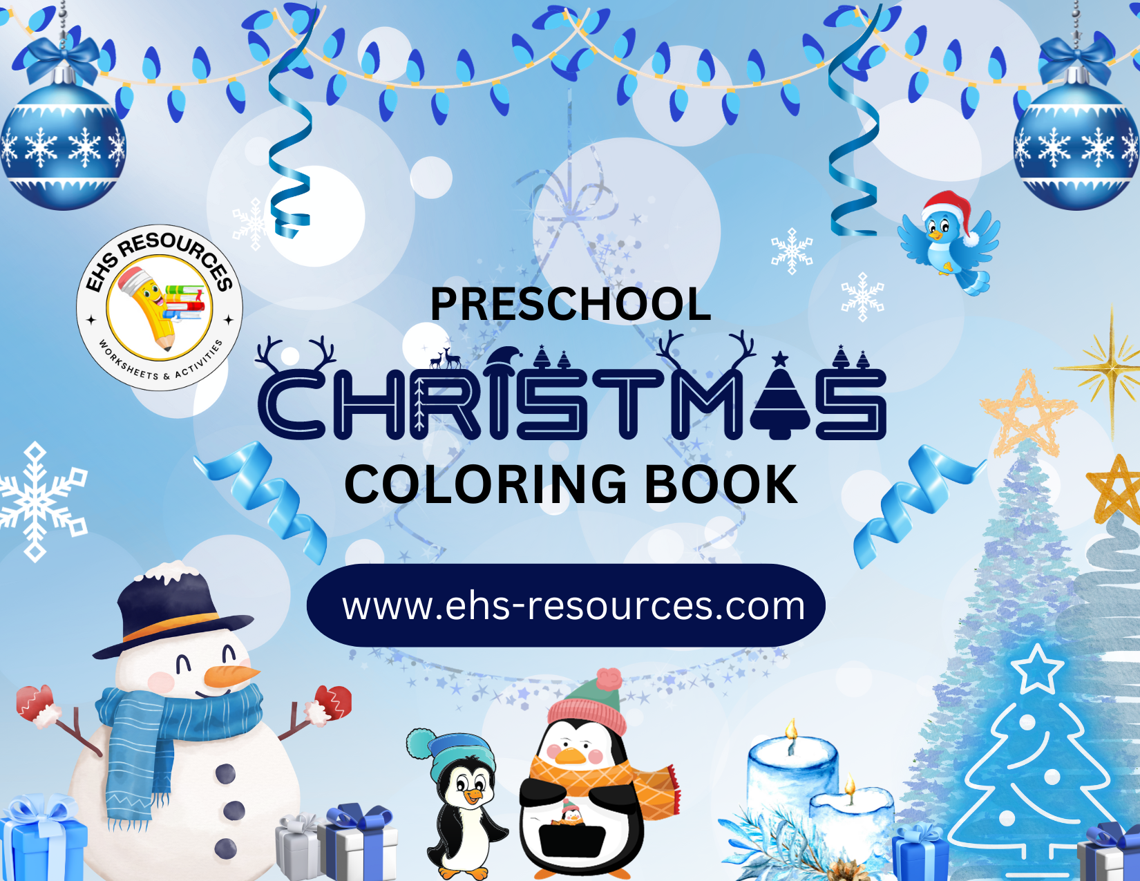 Christmas Coloring Book Preschool