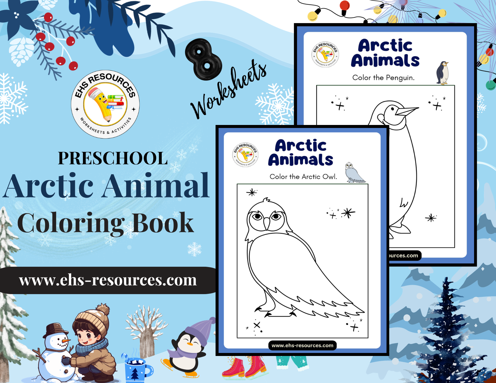 Arctic Animals Coloring Book - Final Page