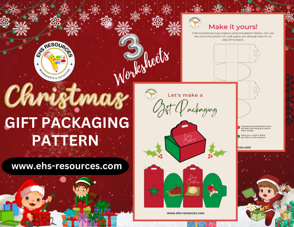 Christmas Gift Packaging Pattern - Final Page