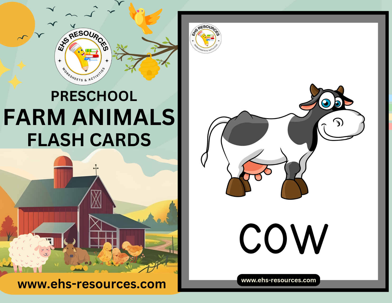 farm-animals-flash-cards-preschool-cow