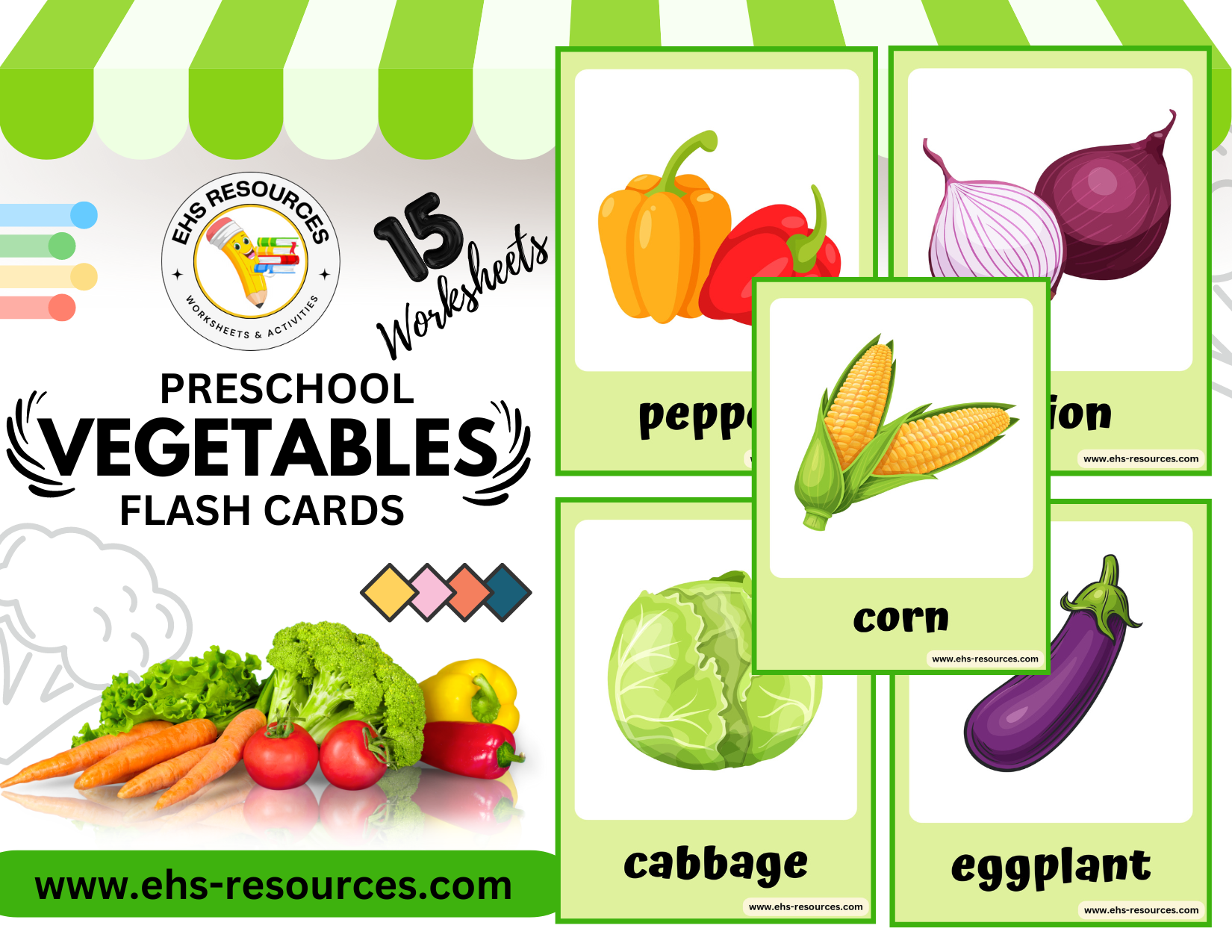 vegetables-flash-cards-preschool-by-ehs-resources